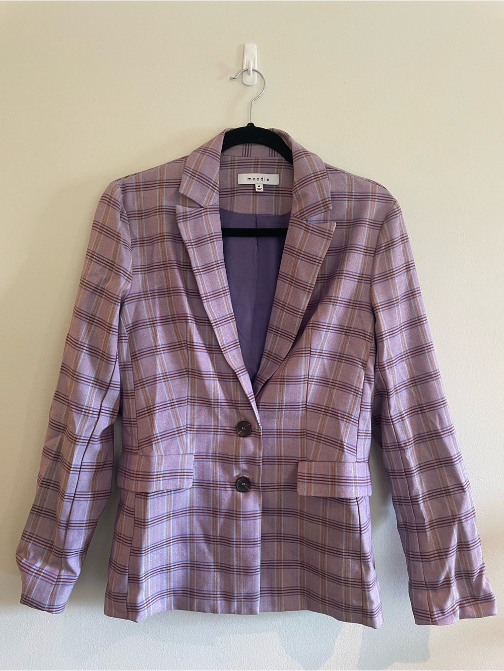Lavender Plaid Blazer